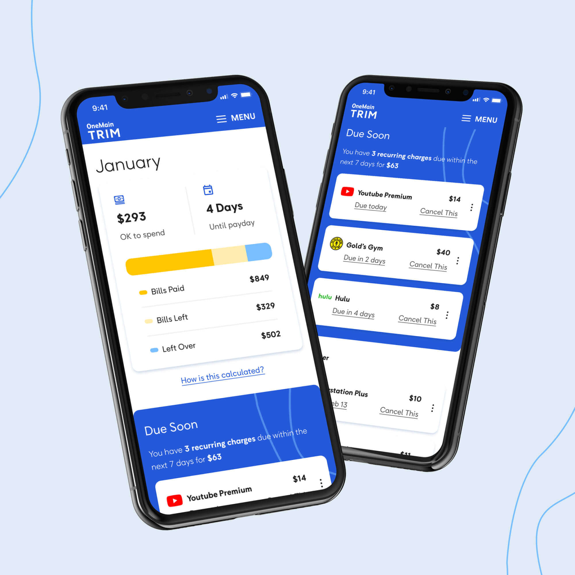 The Personal Cashflow tool interface.